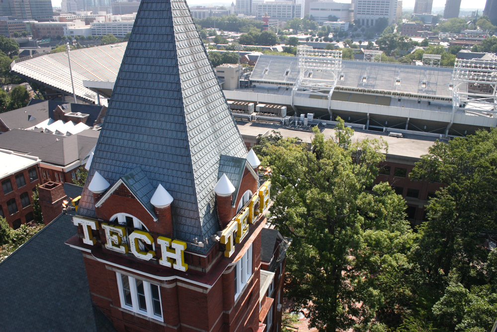 Tech Tower (Photo Credit: Ethan Trewhitt)