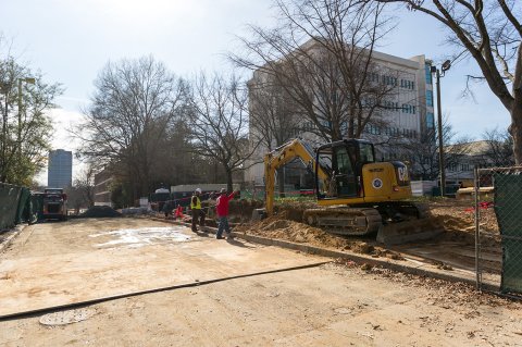 Atlantic Drive construction - January 2017