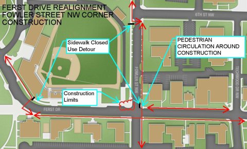 Realignment Project Impacts Ferst Drive and Fowler Street