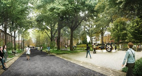 The Hill District Site Improvements (rendering)